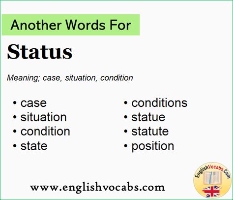 another word for stack|another word for status update.